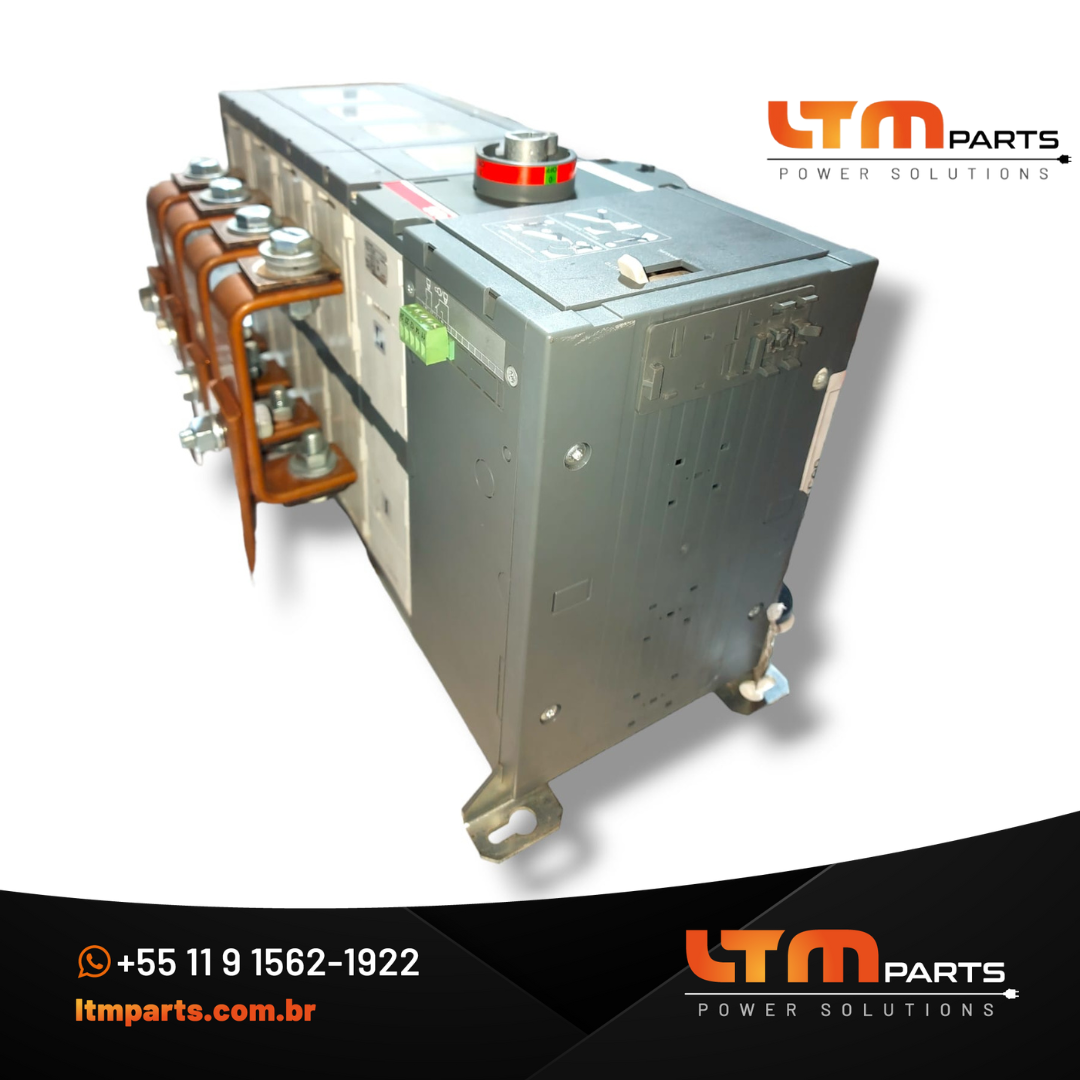 Chave Comutadora, OTM630E4CM230C, 4 Polos, Sem Base Fusivel, Acionamento Motorizado, 630A, Tensão de Comando 24VDC, ABB