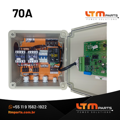 QTA/QCTA para Geradores de Pequeno Porte KVA - Top One 32A, 50A, 70A, 100A