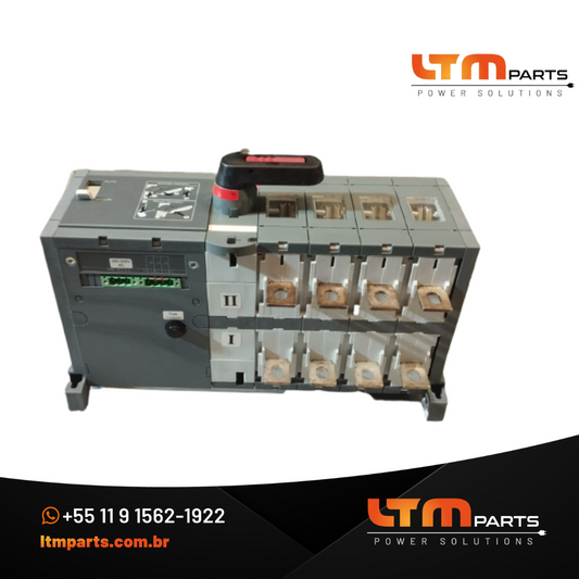 Chave Comutadora, OTM250E4CM230C, 4 Polos, Sem Base Fusivel, Acionamento Motorizado, 250A, Tensão de Comando 230VCA, ABB  NOVA