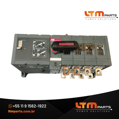 Chave Comutadora, OTM250E4CM230C, 4 Polos, Sem Base Fusivel, Acionamento Motorizado, 250A, Tensão de Comando 230VCA, ABB  NOVA