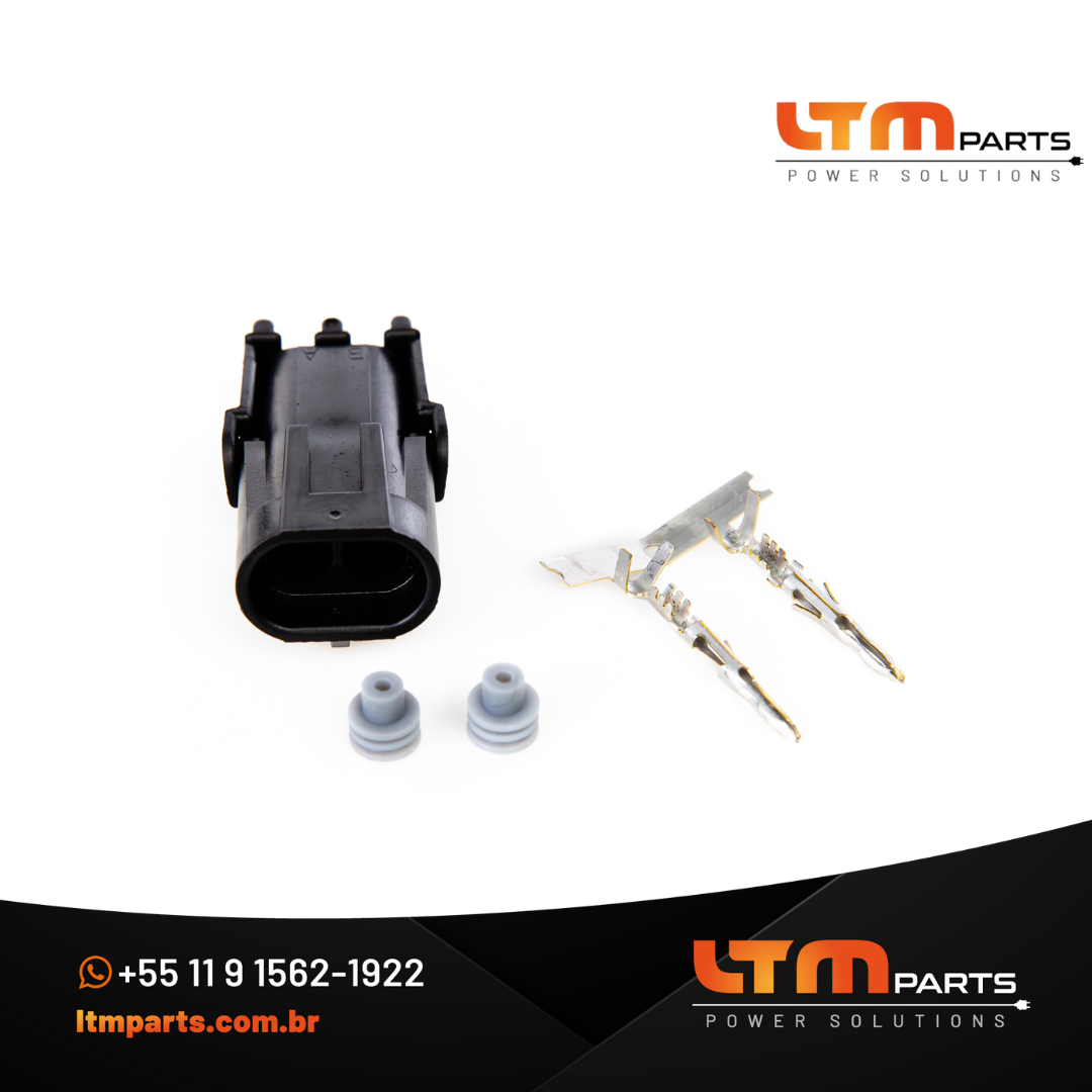 Conector 2 Vias para Sensores de Velocidade DSS2W DYV - CKK3021-2.5-11B (DSS2W)