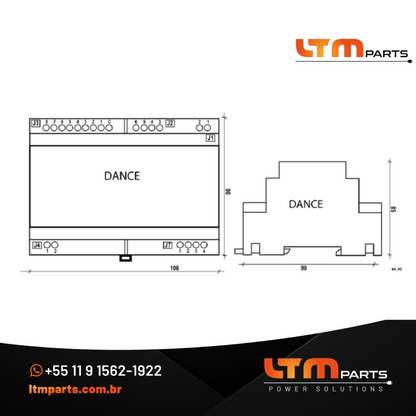 Dispositivo Dance Ethernet SICES - ModbuS TCP/IP