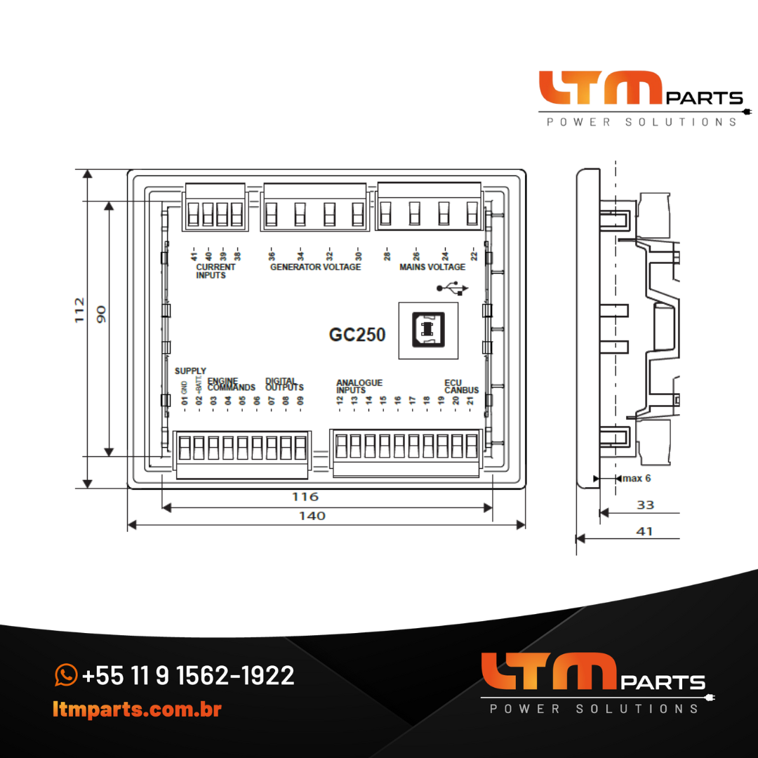 Controlador AMF SICES - GC 250 COMPACT