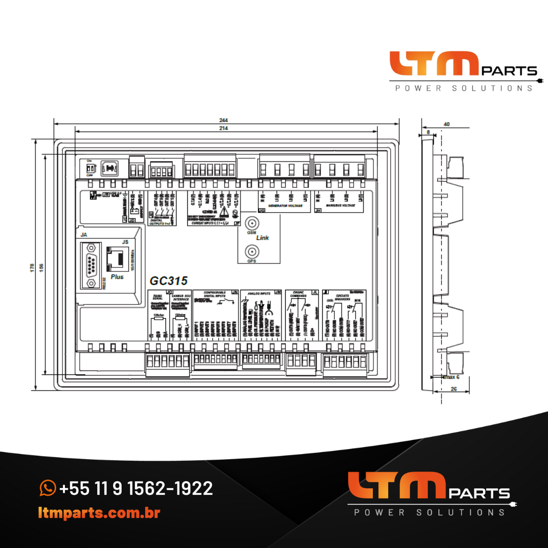 Controlador SICES - GC 315 PLUS